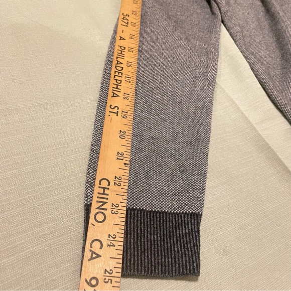NWT Sweater Marine Layer RE Spun Men's Gray Color Long Sleeve Size M. - Picture 9 of 12